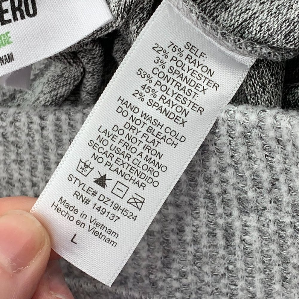 Double Zero Heather Gray Super Soft Lounge Pants - Picture 4 of 5